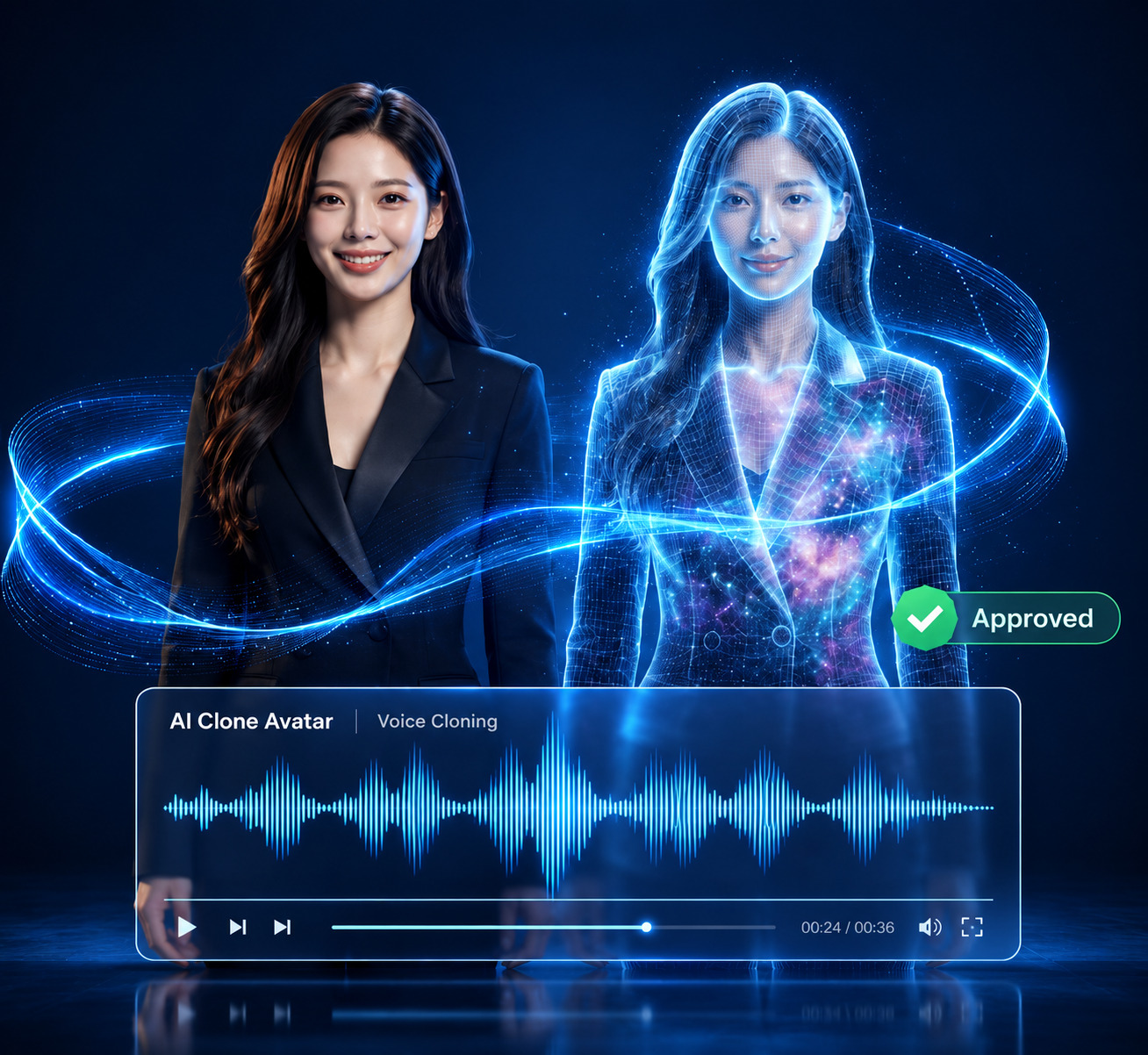 Công nghệ AI Clone Avatar tái tạo hình ảnh và giọng nói của nhà sáng tạo KOC Việt
